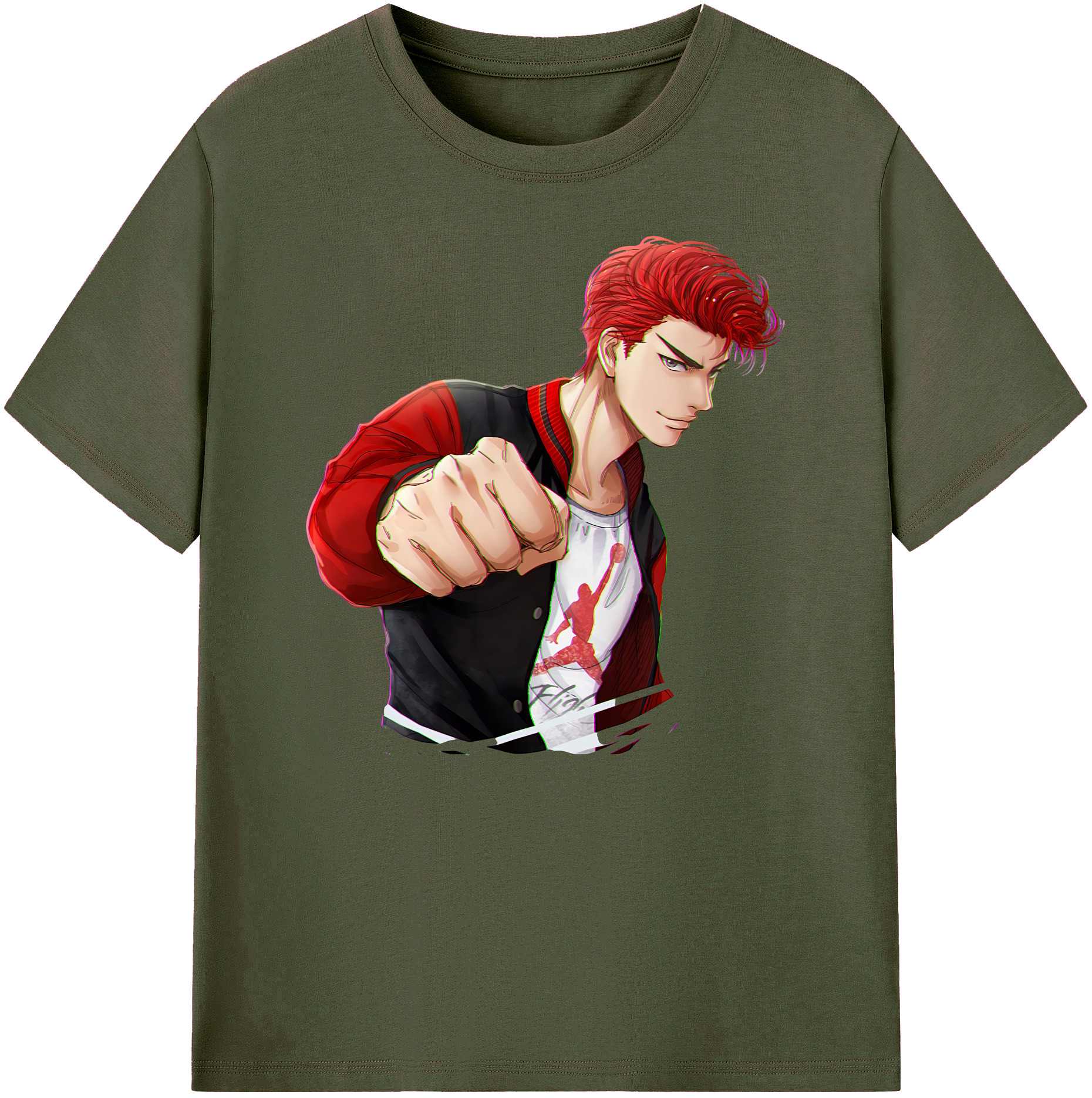 （画像用） SLAM DUNK／スラムダンク 綿100％ メンズ半袖Tシャツ｜肌触りやわらか＆通気性